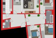 "4 Zimmer -Wohnung mit 2 Terrassen!"