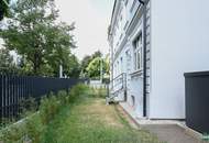 Erstbezug nach Sanierung: Hochwertig ausgestattete 3-Zimmer-Wohnung mit großem Garten und Pergola nahe Gersthof
