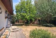 ''Komfortabel ausgestatteter Bungalow mit parkähnlichem Garten''