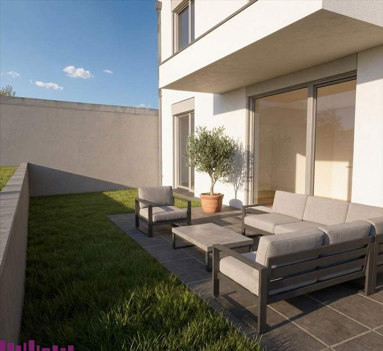 Abkühlen im hauseigenen Pool .... Ihre Traumwohnung mit Terrasse oder Garten und Fernblick Nähe Maurer Wald PROVISIONSFREI !!