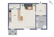 Waltendorf: Gemütliche Single-Wohnung mit Balkon und Parkplatz