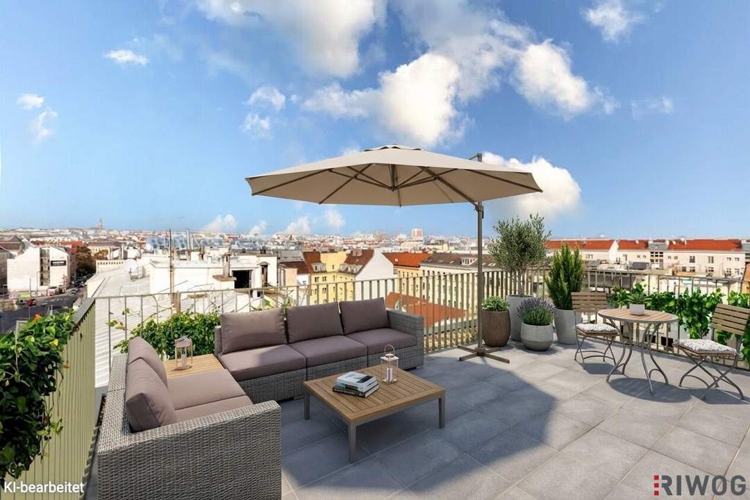 ERSTBEZUG MIT TRAUMBLICK INKL. STEFFL-BLICK | DG-Maisonette mit ca. 27 m² TERRASSE | TG-Stellplatz optional | Nachhaltiges Wohnbauprojekt