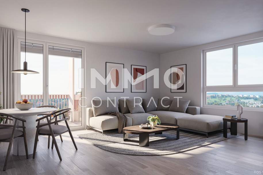 Provisionsfreier Erstbezug am Badeteich Hirschstetten - nahe U2 & 26 Straßenbahn (Anbindung U1), Wohnung-kauf, 347.258,€, 1220 Wien 22., Donaustadt