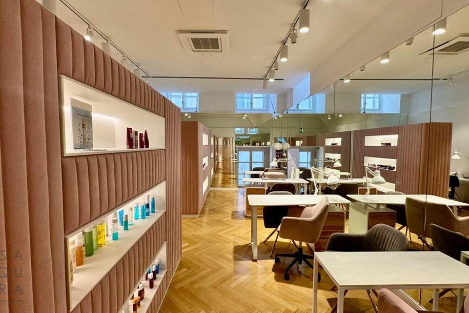 Luxuriös ausgestattetes Beauty- & Kosmetikstudio in Bestlage der Inneren Stadt – Nähe Graben, Gewerbeobjekt-miete, 7.888,65,€, 1010 Wien 1., Innere Stadt