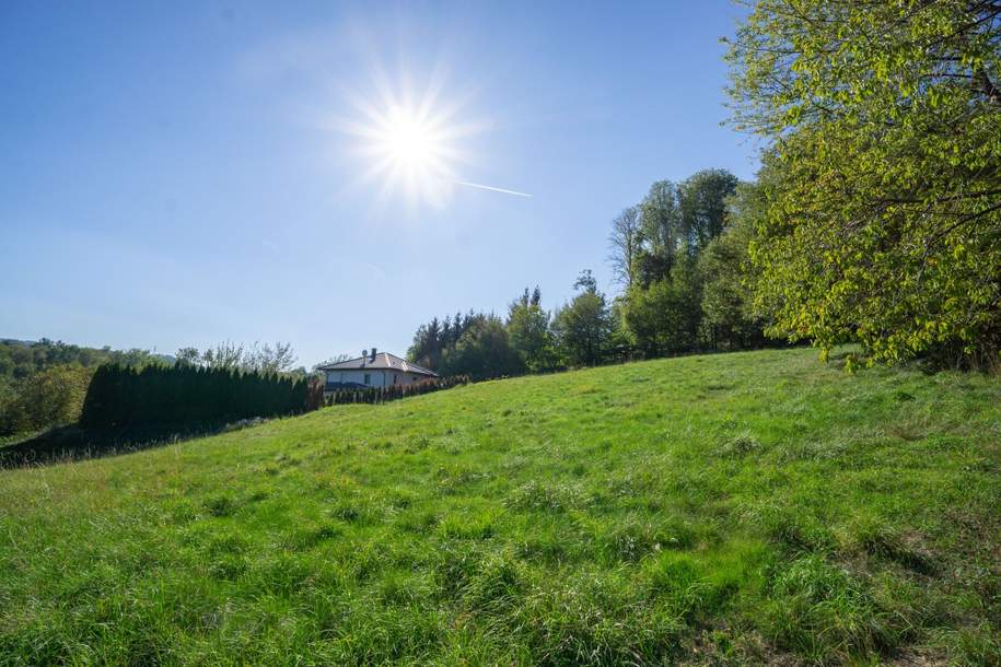 Großzügiges Baugrundstück mit Fernblick in sonniger Südostlage, Grund und Boden-kauf, 240.000,€, 3032 Sankt Pölten(Land)