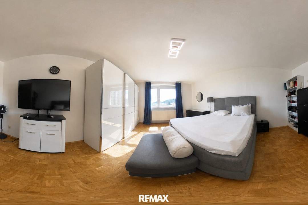 Vermietete helle 3-Zimmer-Wohnung mit zwei Loggien &amp; schönem Ausblick | Ruhige Lage in Graz-Lend