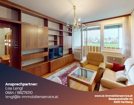 Attraktive 4-Zimmer-Wohnung in Fürstenfeld – zwei Loggias, gute Raumaufteilung in toller Wohnlage!