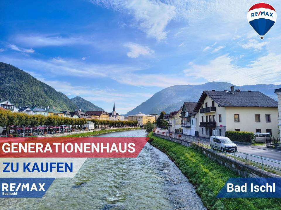 Große Stadtvilla mit Zweitwohnsitzmöglichkeit – traumhafte Zentrumslage direkt am Traunfluss