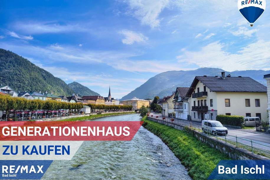 Große Stadtvilla mit Zweitwohnsitzmöglichkeit – traumhafte Zentrumslage direkt am Traunfluss, Haus-kauf, 885.000,€, 4820 Gmunden