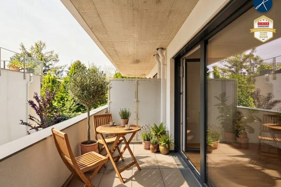 Erstbezug: 3-Zimmer-Wohnung mit südseitgem Balkon, Wohnung-kauf, 365.000,€, 1210 Wien 21., Floridsdorf