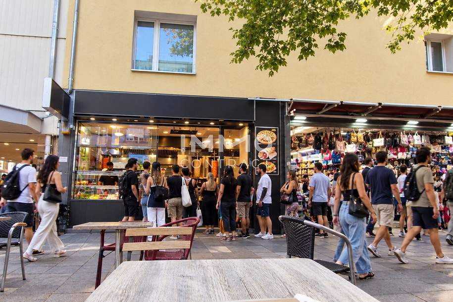 Profitables Tagesgeschäft I Betriebsübernahme I Hochfrequentierte Fußgängerzone I Gastronomie I, Gewerbeobjekt-miete, 1120 Wien 12., Meidling