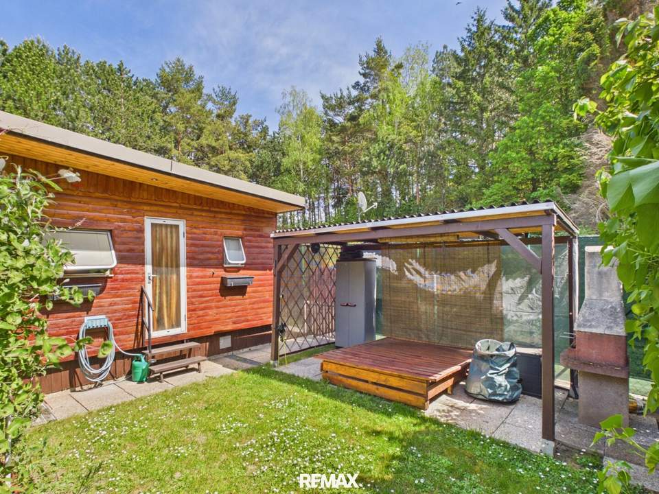 Rückzugsort am Wasser – Stilvolles Mobilheim auf Pachtgrund am Römersee in Bad Sauerbrunn