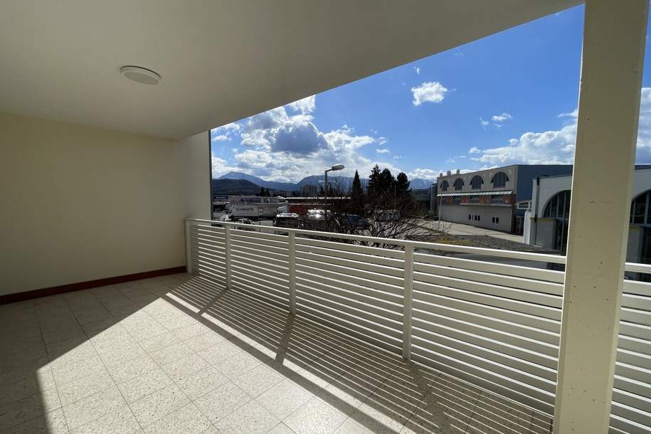 Moderne, möblierte 2-Zimmer-Mietwohnung mit XL-Loggia in Uni-Nähe in Klagenfurt, Wohnung-miete, 1.038,41,€, 9020 Klagenfurt(Stadt)