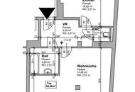PROVISIONSFREI - SANIERT - ERSTBEZUG: eine sehr gut angelegte und helle 2-Zimmerwohnung im Dachgeschoss mit Eigengarten und zusätzlichen GOODIES!