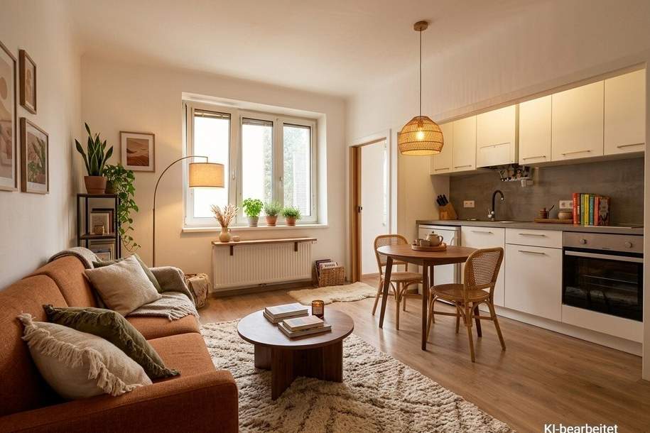 Charmante 1,5-Zimmer-Wohnung in Klosterneuburg – saniert, Küche inklusive & ideale Lage nahe Bahnhof, Wohnung-kauf, 140.000,€, 3400 Tulln