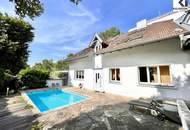 360° TOUR // REPRÄSENTATIVES EINFAMILIENHAUS mit POOL &amp; sonnigem GARTEN