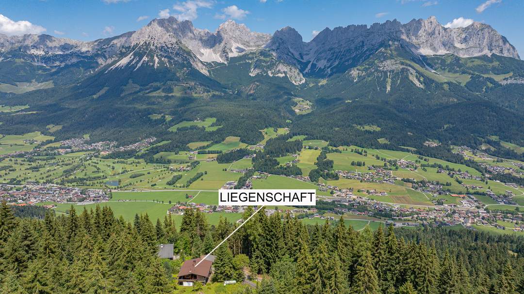 Freizeitwohnsitz mit unverbaubarem Kaiserblick - Ski in / Ski out