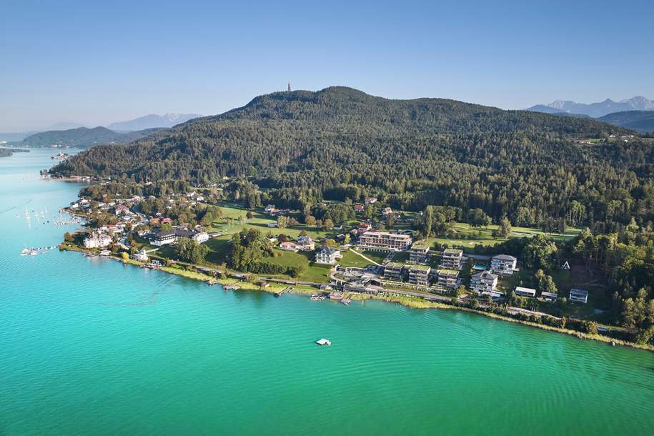 Luxusapartment mit unverbaubarem Panorama-Seeblick und privatem Seezugang am Wörthersee!, Wohnung-kauf, 1.845.000,€, 9081 Klagenfurt Land