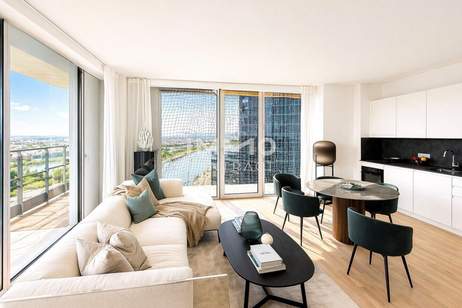 DC2 Tower: Stephansdom, Prater &amp; Donau Blick - Wake Up Vienna, Wohnung-miete, 1.100,00,€, 1220 Wien 22., Donaustadt