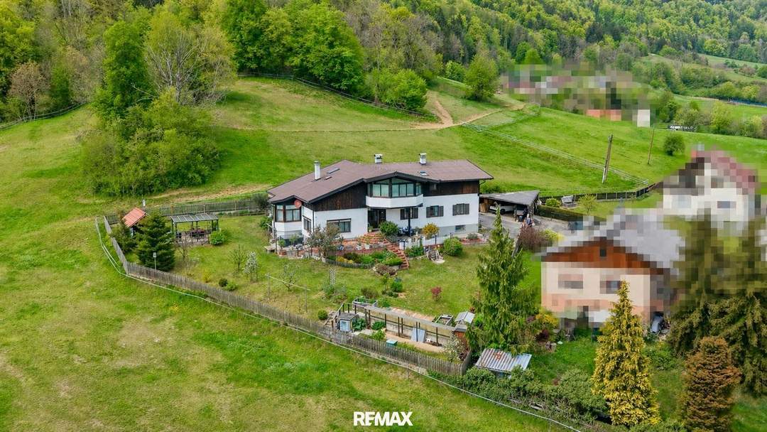 Gepflegtes Ein/Zweifamilienhaus mit Wohlfühlgarten und Sackgassenlage in Stattegg