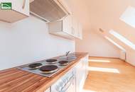 Sonnige DG-Wohnung inkl. Klimaanlage nahe Gürtel und U4/U6! Schlafzimmer in Hofruhelage!