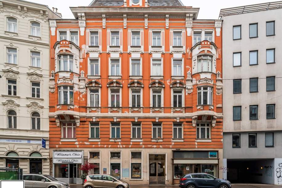 ** ab sofort: rd. 115 m² großes Geschäftslokal ** PopUp / Büro / kleines Café etc. KEINE Gastro * VIDEO BESICHTIGUNG * Frequenzlage Schönbrunner Straße **, Gewerbeobjekt-miete, 1.687,25,€, 1050 Wien 5., Margareten