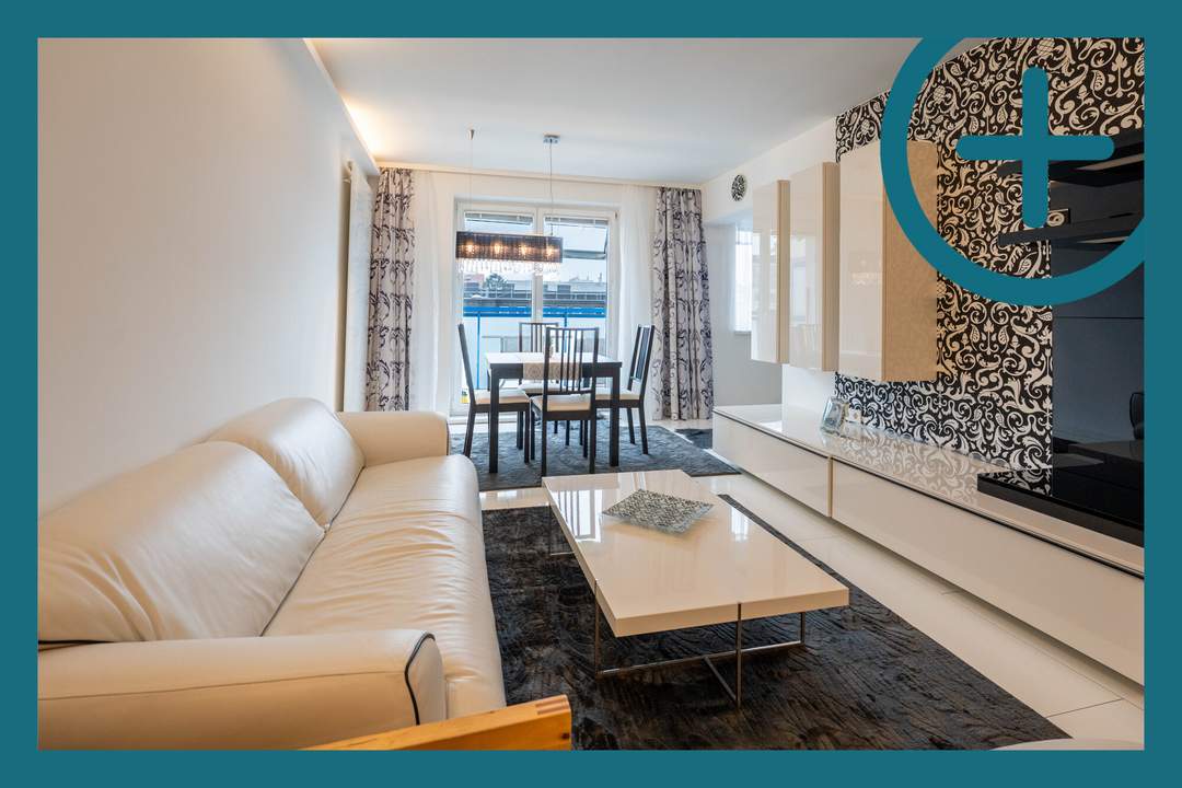 VOLLMÖBLIERTE 3-ZIMMER MIT BALKON