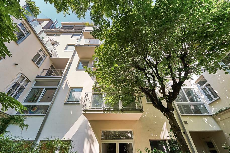 Neuwertige Zwei-Zimmer-Altbauwohnung mit herrlicher Terrasse und Loggia direkt beim Naschmarkt, Wohnung-kauf, 789.000,€, 1050 Wien 5., Margareten