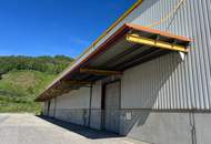 Lagerhalle mit ca. 2.670 m² auf einer Gewerbefläche von ca. 6.000 m² in Frohnleiten