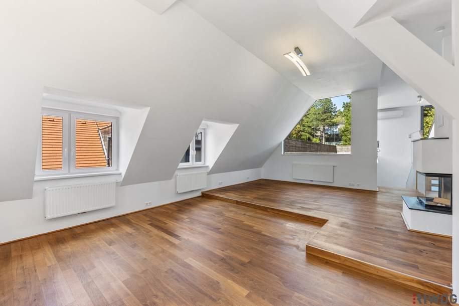 Grünes Domizil im Herzen von Grinzing - inklusive 90m² Dachterrasse und separater Büroeinheit I Praxis, Wohnung-kauf, 1.789.000,€, 1190 Wien 19., Döbling