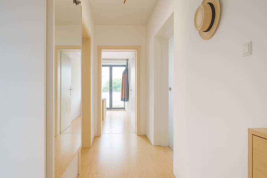 Helle 2-Zimmer Wohnung mit Gaisbergblick – nur 3 Gehminuten zum Salzachkai!, Wohnung-kauf, 469.000,€, 5020 Salzburg(Stadt)