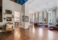 Exklusive vollmöblierte Designer-Altbauwohnung mit Lift direkt in die Wohnung & Parkblick