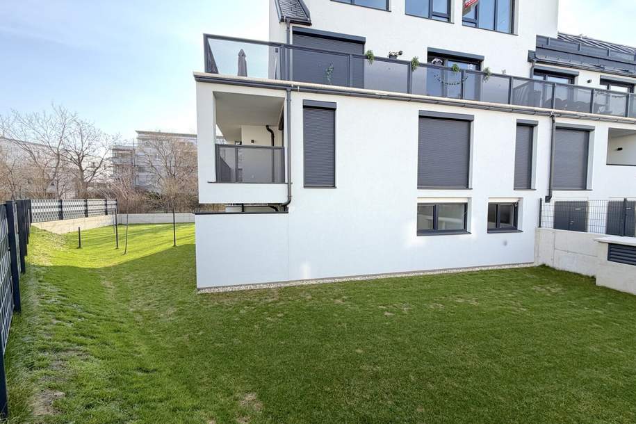 Viel draußen, smart drinnen – Gartenwohnung für modernes Wohnen - 3 Zimmer im Erstbezug!, Wohnung-kauf, 399.000,€, 1210 Wien 22., Donaustadt