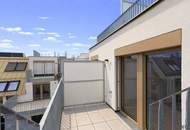 ERSTBEZUG mit DACHTERRASSE | Traumhafter Fernblick | DG-Maisonette Nähe Alte Donau | Teils hofseitig | Fernwärme | TG-Stellplatz optional | Ideal für Anleger oder Eigennutzer | Nachhaltiges Projekt