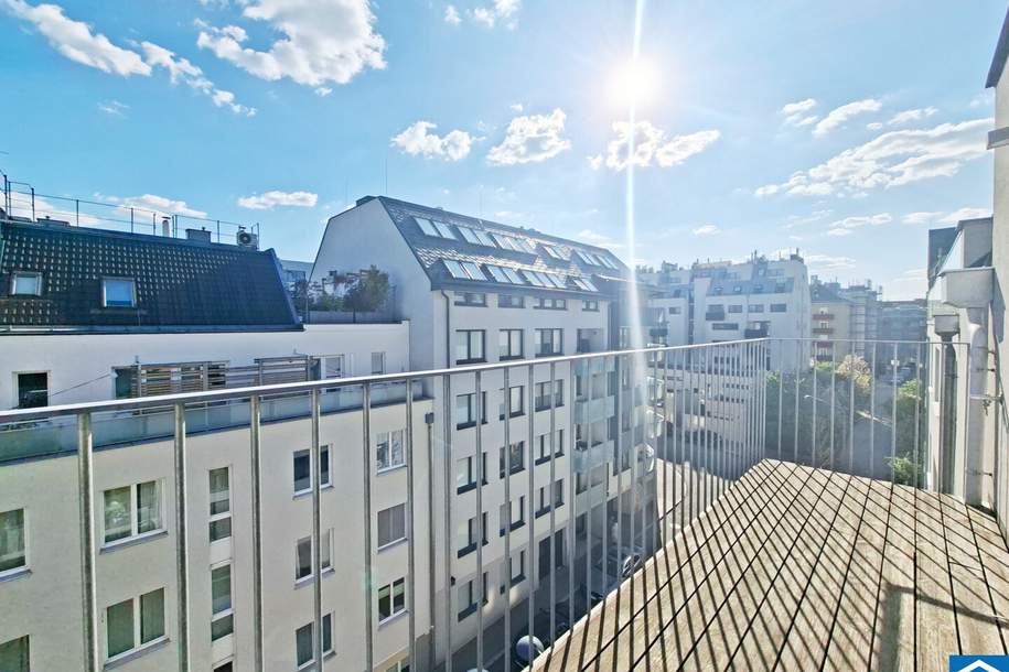 Sonnige 2-Zimmer DG-Wohnung mit Südwestterrasse bei der U3 Kendlerstraße, Wohnung-miete, 1.048,99,€, 1160 Wien 16., Ottakring