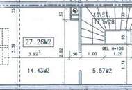 nette 2-Zimmer-Maisonette-Wohnung mit Terrasse und nagelneuer Küche