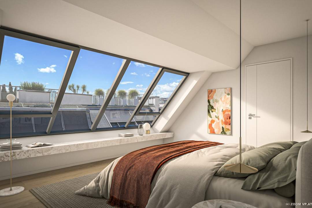 Planen Sie Ihre Wohnzukunft jetzt! Großzügiges Dachgeschoß mit Terrassen beim Servitenviertel!