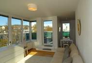 1190! Entzückendes, voll möbliertes DG mit zwei Terrassen und Tiefgaragenplatz!