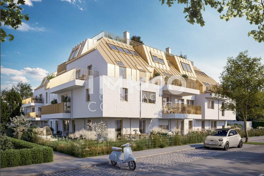 2 Zimmer Wohntraum mit herrlichem Garten und großer Terrasse! U1 in unmittelbarer Nähe!, Wohnung-kauf, 333.570,€, 1220 Wien 22., Donaustadt