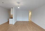 Sonnwendviertel: 1-Zimmer-Wohnung mit Balkon im 9. OG – Fitnessraum, Co-Working &amp; Rooftop-Terrasse inklusive!