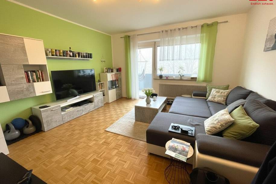 Geräumige 2-Zimmer Wohnung mit schöner Loggia in traumhafter, grüner Ruhelage! Bezugsbereit mit 01.02.2026!, Wohnung-miete, 885,23,€, 4020 Linz(Stadt)