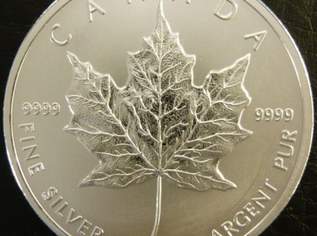 Privatsammlung: Silber Münzen Maple Leaf 1 oz, 1A Zustand, 29 €, Marktplatz-Sammlungen & Haushaltsauflösungen in 1230 Liesing