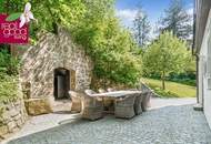 Zeitlose Eleganz im Wienerwald – Historische Villa mit Nebengebäuden auf Traumgrundstück mit Outdoorpool und Waldsauna