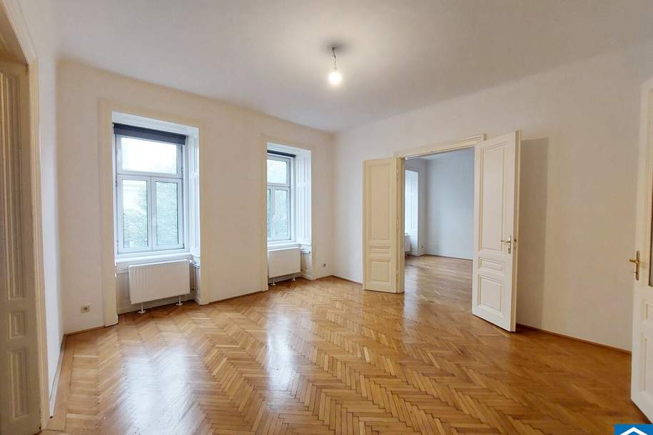 3-Zimmer Altbaucharme direkt an der Mariahilfer Straße!, Wohnung-miete, 1.507,80,€, 1060 Wien 6., Mariahilf