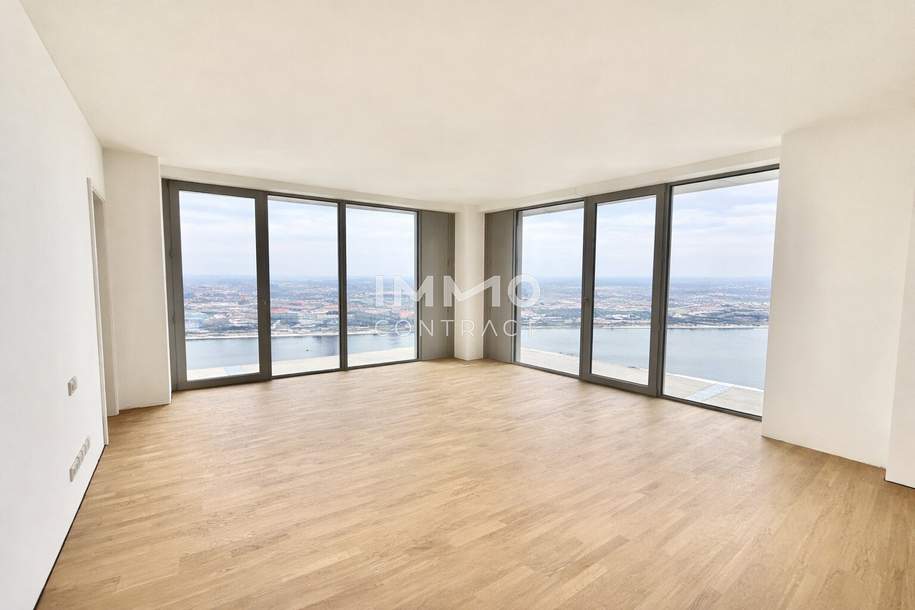 NEW! DC2 Tower: Penthouse Feeling im 36. Etage - Erstbezug, Wohnung-miete, 1.100,00,€, 1220 Wien 22., Donaustadt