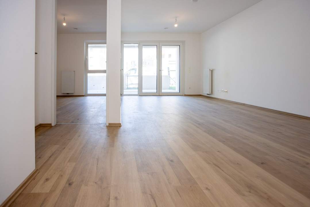 Exklusiv im "ein viertel grün" in Wr. Neustadt - 2-Zimmer-Gartenwohnung - Erstbezug