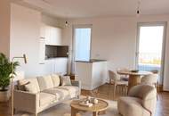 Wohnen, wo Wien durchatmet – außergewöhnliche 3-Zimmer-Terrassenwohnung am Laaerwald mit 52,3 m2 Dachterasse mit Weitblick über Wien