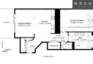 STILVOLLES PENTHOUSE | SÜD-WEST-TERRASSE | TOP AUSSTATTUNG | 2 ZIMMER | 3D-RUNDGANG