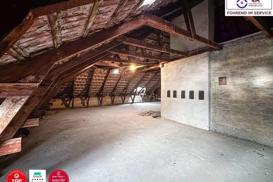 Baubewilligtes DG-Projekt – 2 Wohnungen oder exklusives Penthouse, Gewerbeobjekt-kauf, 390.000,€, 1050 Wien 5., Margareten