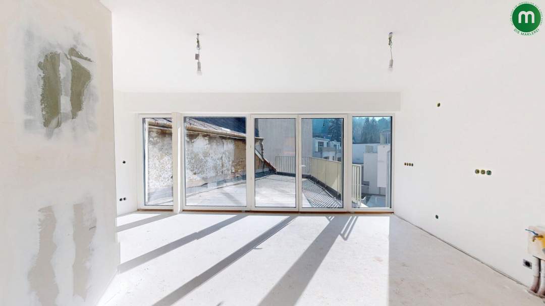 3-Zimmer Terrassenwohnung in Klosterneuburg-Weidling – belagsfertige oder schlüsselfertige Übergabe möglich